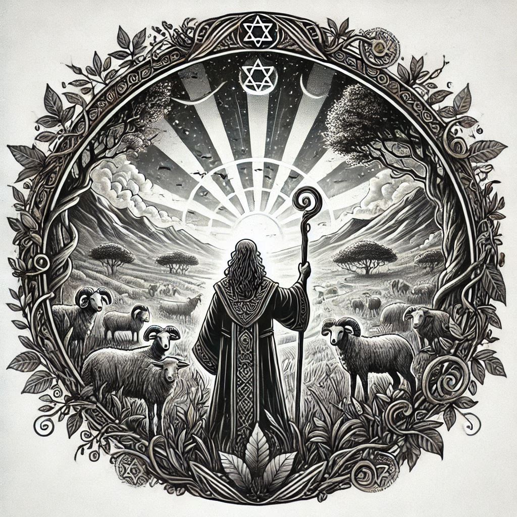 Wizja pasterza i owiec